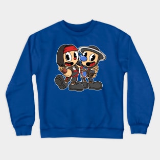 Liu-head & Kung-man Crewneck Sweatshirt